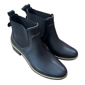 Kate Spade Solstice Rain Booties – Black | Size 10